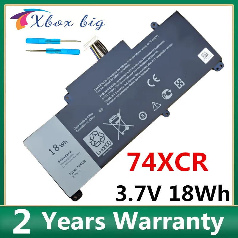 74XCR แบตเตอรี่แล็ปท็อปสําหรับ Dell Venue 8 Pro 5830 0714XCR T01D VXGP6 X1M2Y แท็บเล็ต 3.7V 18WH