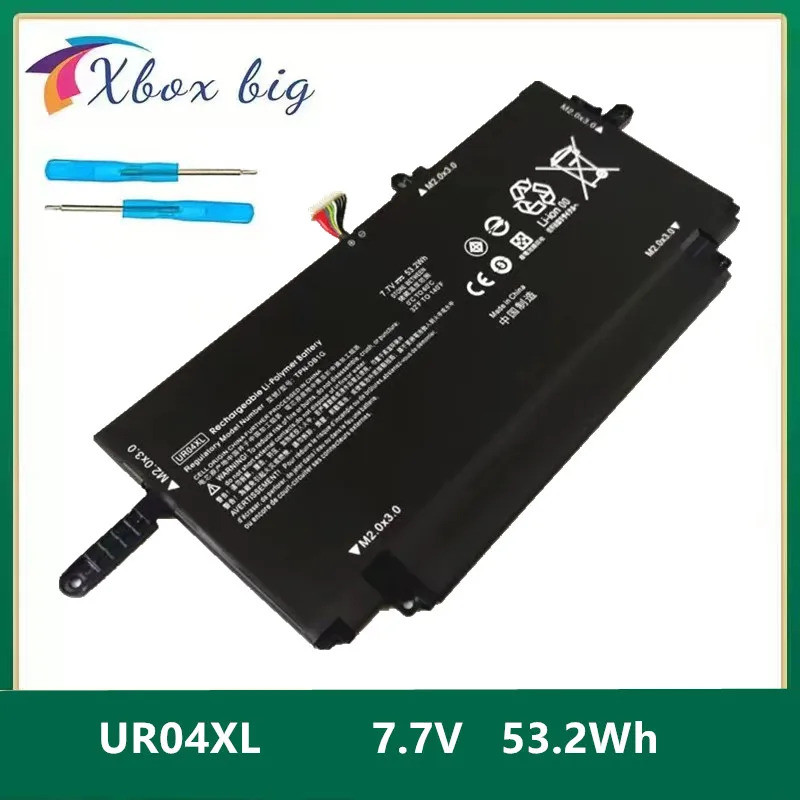 UR04XL แบตเตอรี่แล็ปท็อปสําหรับ HP TPN-DB1G M90785-2C1 7.7V 53.2Wh