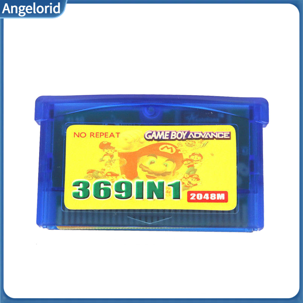 แองเจโลริด| 369 in 1 US Version Game Cartridge การ์ดเกมสําหรับ GameBoy Advance