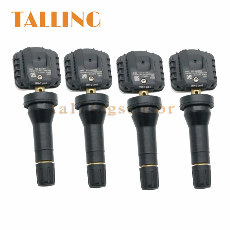 4 ชิ้น F11-3114011 เอฟ113114011 เซ็นเซอร์ความดันยางสําหรับ Jetour Traveller T1 T2 L6 L7 L9 X70 X90 ร
