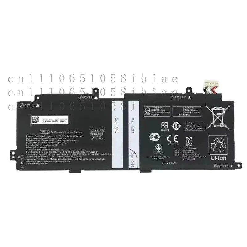 ใหม่ 7.7V 47WH MR02XL MRO2XL L46601-005 L45645-2C1 HSTNN-DB9E แบตเตอรี่สําหรับ HP ELITE X2 G4 ELITE 