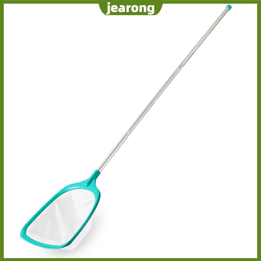⚡24ชม.⚡ Pool Skimmer Net 3 อลูมิเนียมส่วนเสา Leaf Rake Net ตาข่ายละเอียดพิเศษตาข่ายสระว่ายน้ําสําหรั