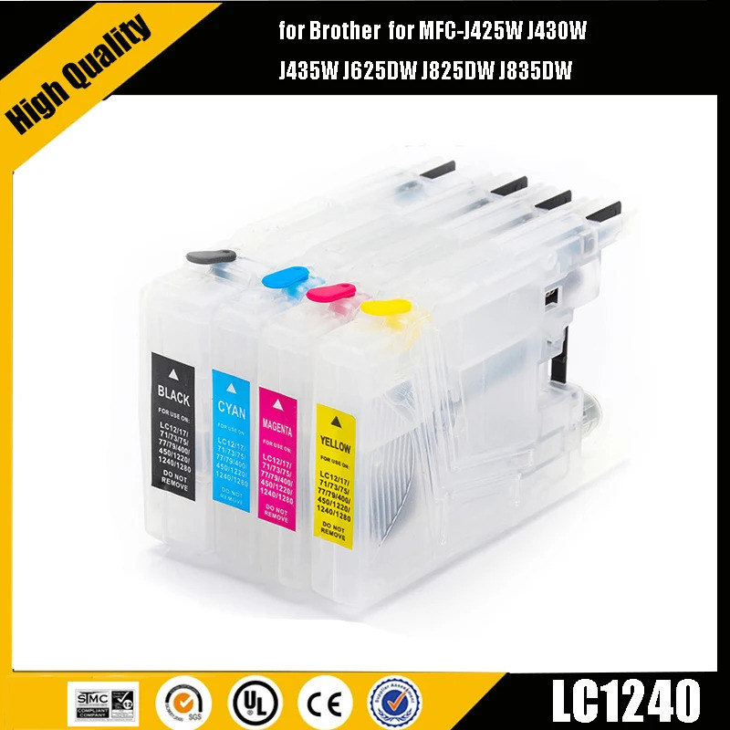 ตลับหมึกรีฟิลสําหรับ Brother LC79 LC73 LC17 LC400 LC1220 lc1240 LC75 สําหรับ MFC-J425W J430W J435W J