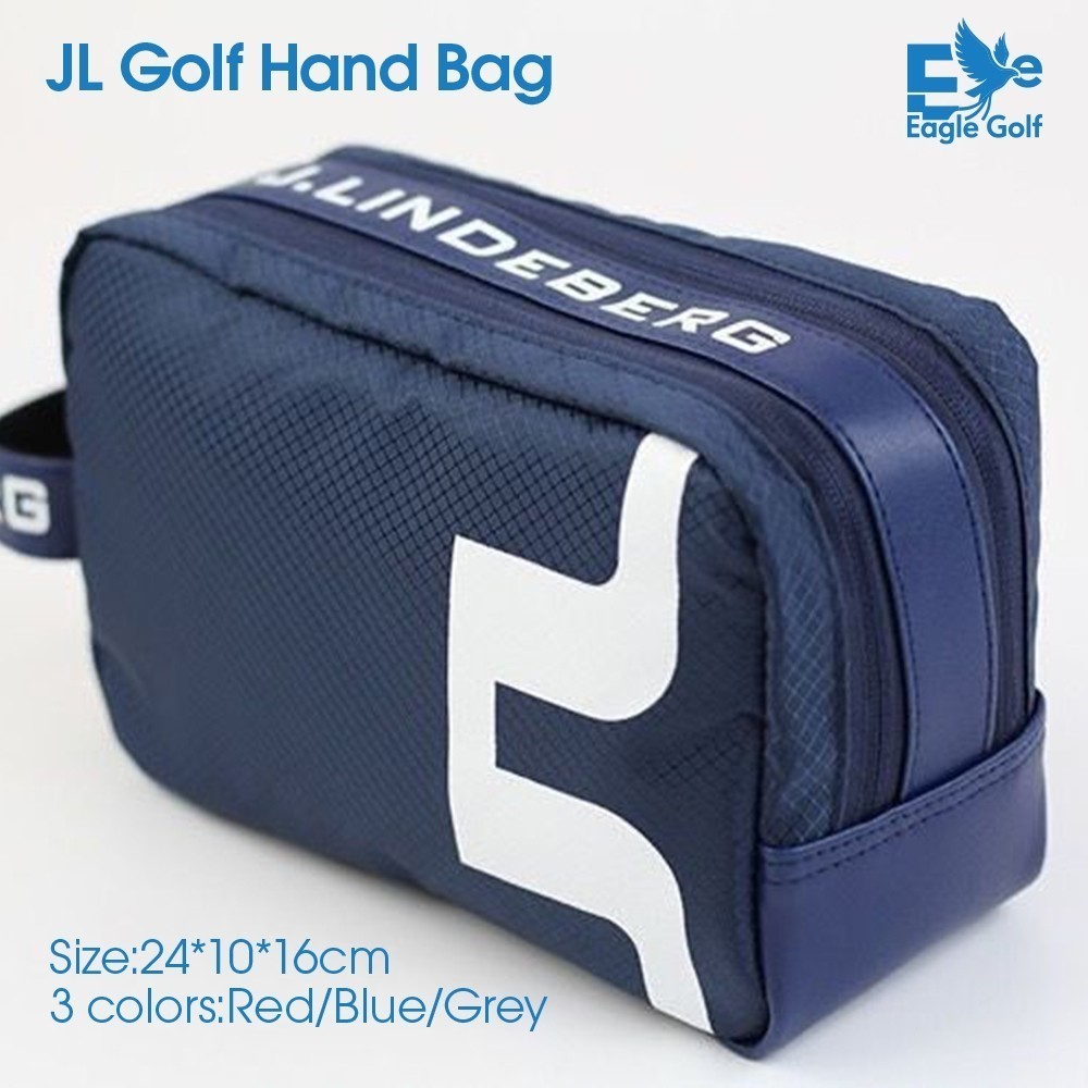 🎈 2026 (Top1) JL Blue Golf Handbag Double layer Handbag Large Space Portable Bag 26*10*16cm Waterpro