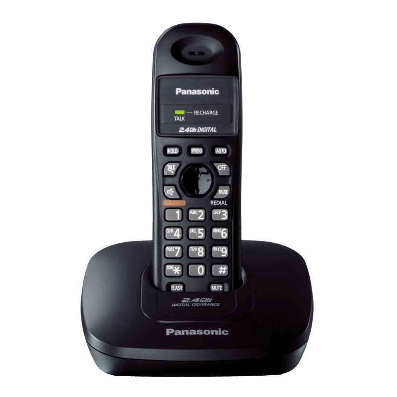 โทรศัพท์ไร้สาย สีดำ Panasonic KX-TG3600BX
