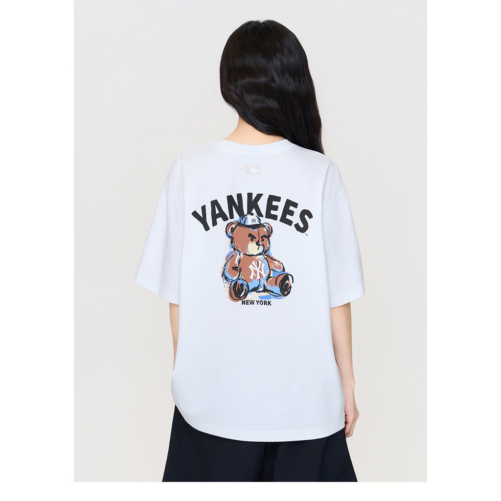 MBL เสื้อยืดสุดเท่พิมพ์ลายหมีทอดและอเนกประสงค์ unisex