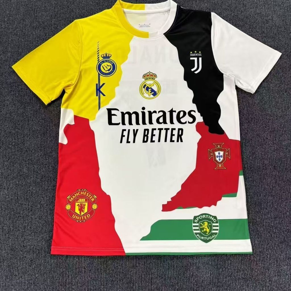 ชุดฝึกซ้อม Nemal Jersey Stitching c บทบาท United Jersey 3d พิมพ์เสื้อยืดผสม Quick-Drying Breathable 