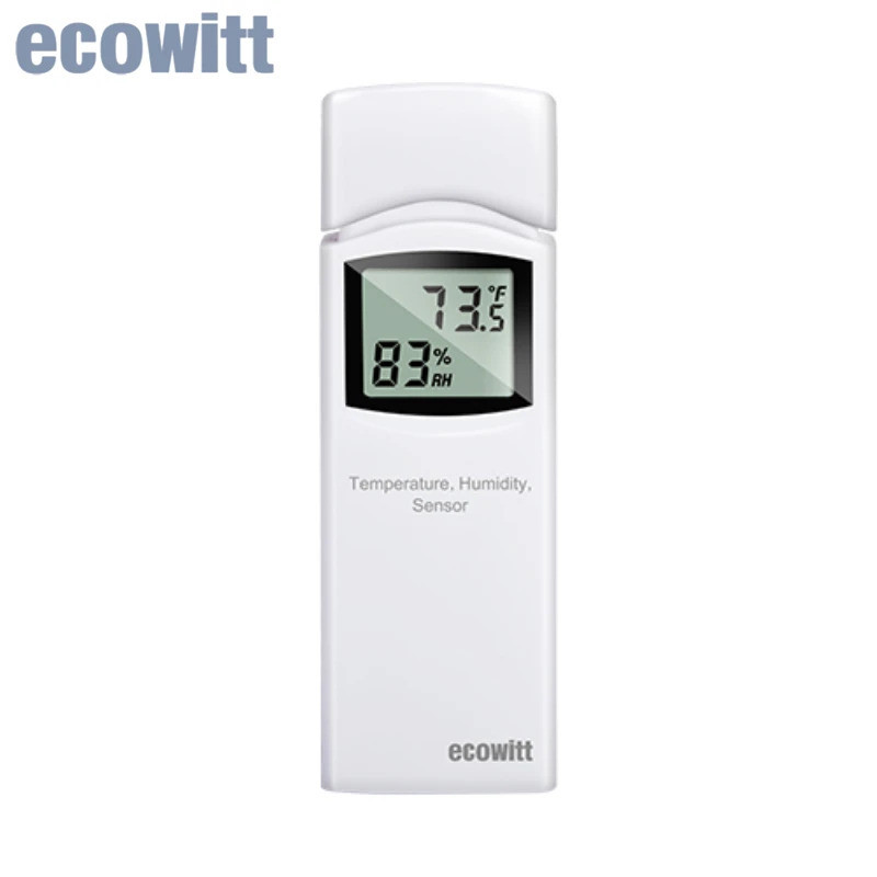 Ecowit WN32(WH32) เซ็นเซอร์อุณหภูมิความชื้นกลางแจ้ง, เซ็นเซอร์ Thermo-Hygro ช่องเดียว, สําหรับข้อมูล
