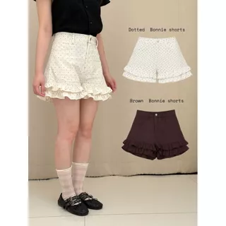 ANNA shorts กางเกงขาสั้นระบายชายสองชั้น | dressylismm