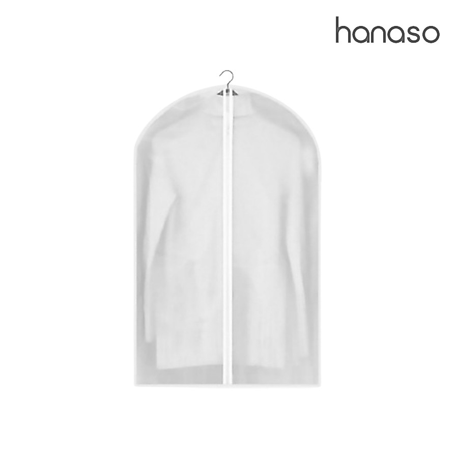 Hanaso ถุงใส่เสื้อผ้า ถุงคลุมเสื้อผ้า Clothes Cover Bag กันฝุ่น กันน้ำ มีซิป สำหรับเสื้อทุกชนิด