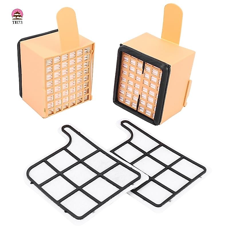 ชุดฟิลเตอร์ป้องกันมอเตอร์ 2 ชิ้น (ฟิลเตอร์มอเตอร์) และฟิลเตอร์ HEPA 2 ชิ้น (ไมโคร) สําหรับ Vorwerk Kobold VK 135 136 VK135 VK136