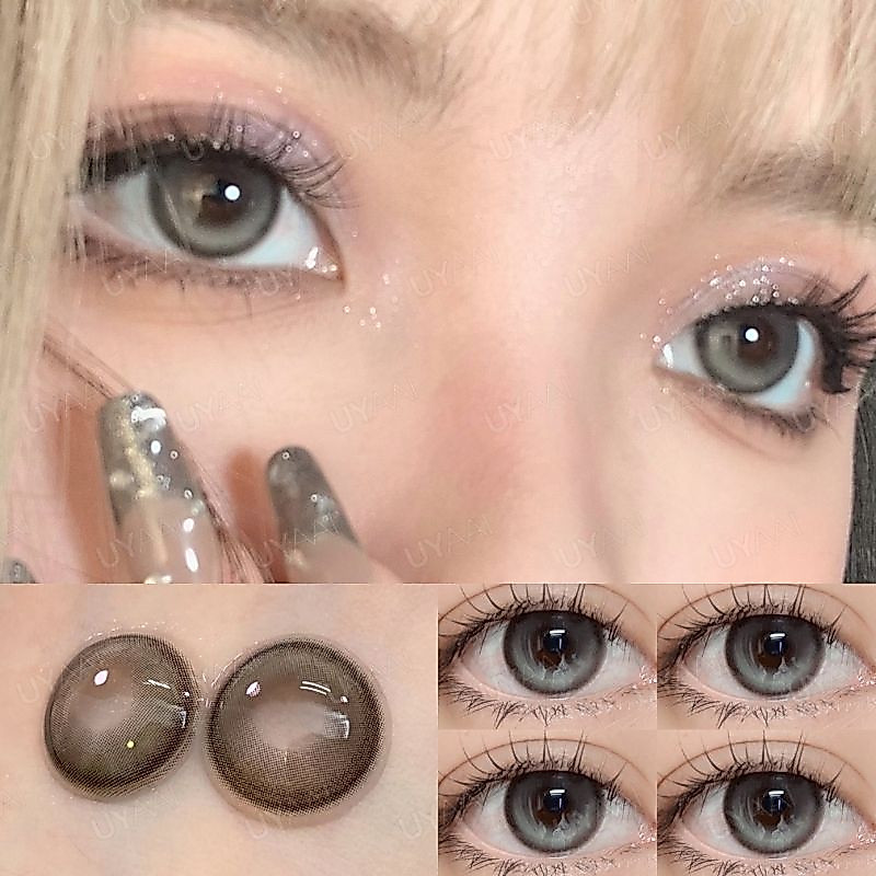UYAAI คอนแทคเลนส์ สีเทา K4 14.5 มม.