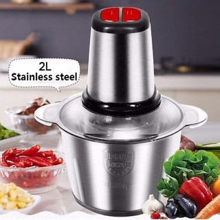 ✅100% Original AMZ 2L Stainless Electric Meat Grinder / Food Processor