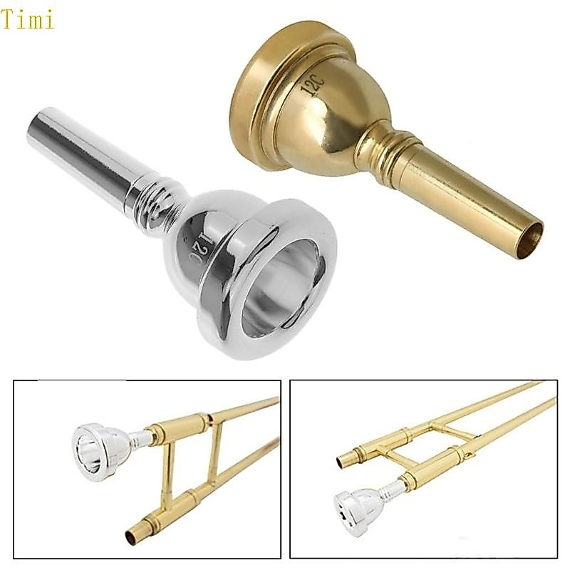 Timi 12C Altos Trombone Mouthpiece ทองแดงขนาดเล็ก Shank ทรัมเป็ต Mouthpiece สําหรับนักเรียนเริ่มต้นและมืออาชีพ