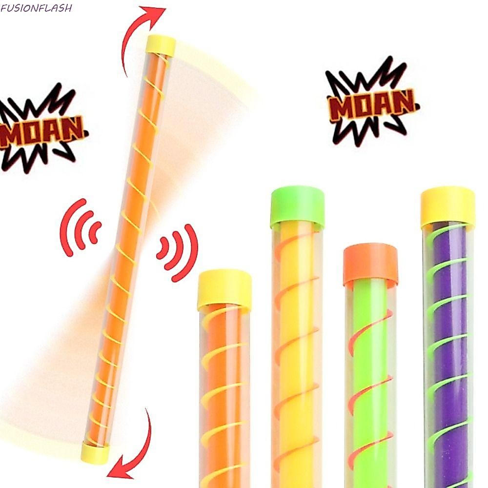 FUSIONFLASH ไม้เสียงฮาโลวีน,พลาสติก Prank Spoof สนุกเสียง Stick ของเล่น, Noisemaker ของเล่น Noise Maker DIY Handmade Groan Tube Sound Tube Haunted House Layout Props