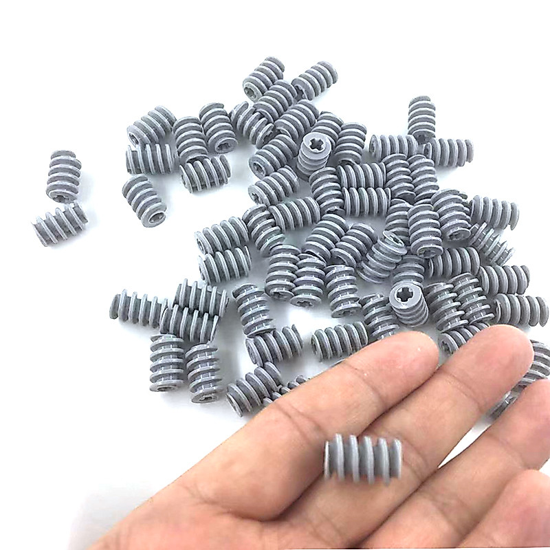 10 ชิ้น MOC Wedo 2.0 ชิ้นส่วน 4716 High-tech หนอนเกียร์สกรูใช้งานร่วมกับ 9686 อิฐ DIY Assmble Building Block Particle เด็กปริศนาของเล่น