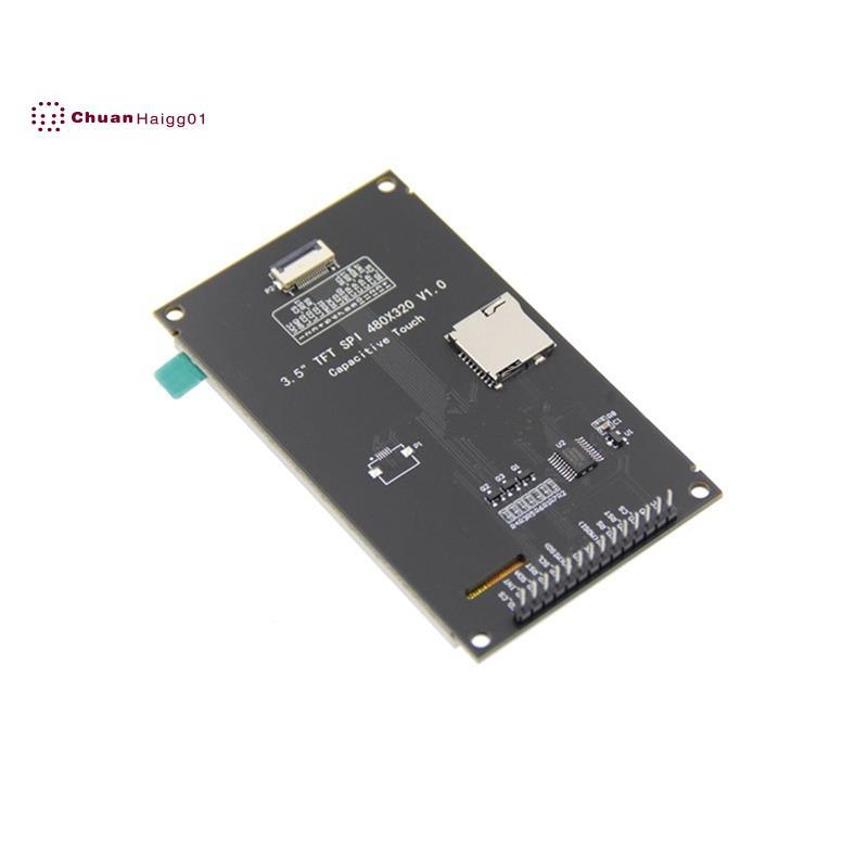 TFT โมดูลจอแสดงผล LCD 3.5 "T SPI หน้าจอสัมผัสแบบ Capacitive พร้อมไดรเวอร์ ST7796U หน้าจอสี 65K