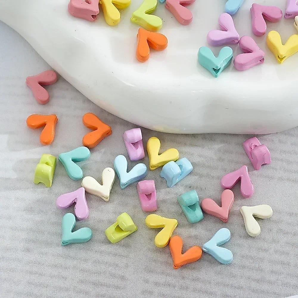 ชุดสติกเกอร์ตกแต่งเคสโทรศัพท์ Alloy Charms แบบหัวใจและรูปร่าง V สำหรับการทำอุปกรณ์ประดับเอง