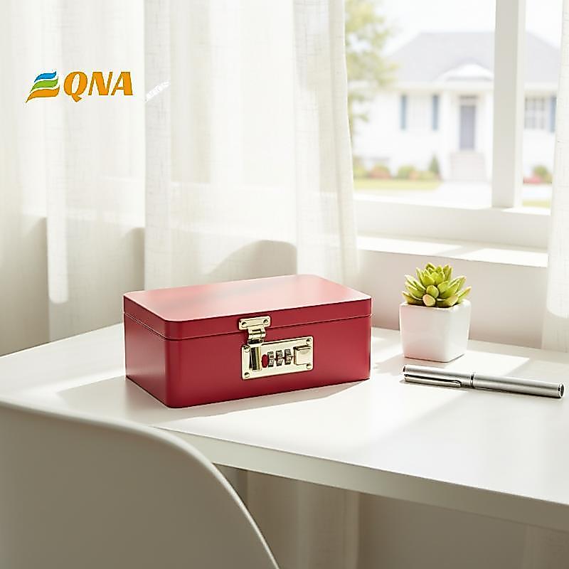 [QNA] Retro รหัสผ่าน Lo Piggy Bank เหล็กเหรียญกล่องเก็บเงินสําหรับเด็กใช้งานง่าย Secure Lo สําหรับห้องเรียนของขวัญหรือบ้านใหม่
