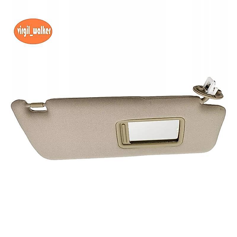 Sun Visor Shades Beige สําหรับ 2010-2023 Vanity Mirror 74310-35B01-E1  7431035B01E1 74310-35B00-E1 R