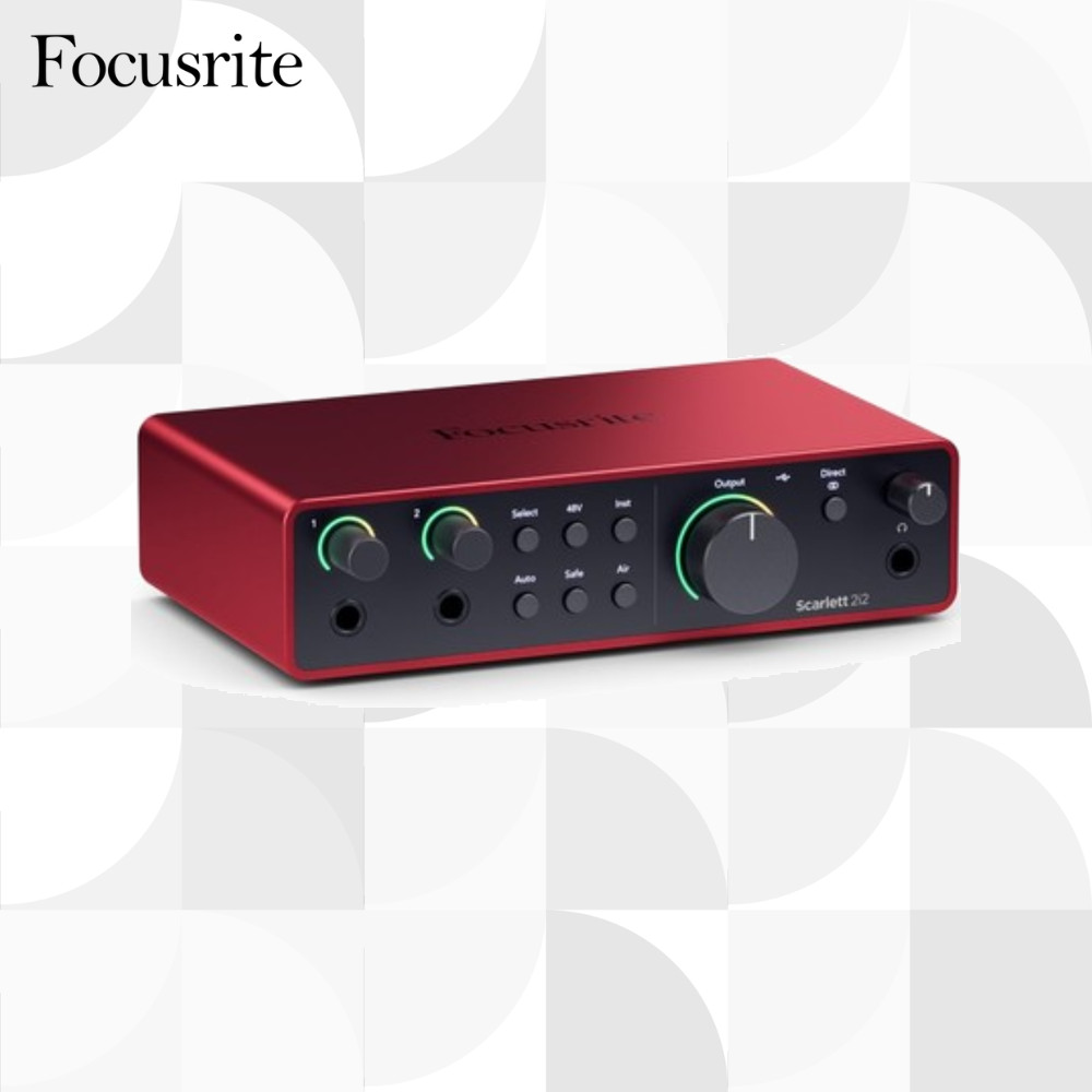 Focusrite Scarlett 2i2 (4th Gen) Audio Interface อินเทอร์เฟซเสียง【ส่งตรงจากญี่ปุ่น】