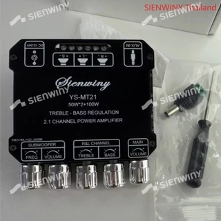 SIENWINY YS-MT21 แอมป์จิ๋วบลูทูธ 2.1CH 100W+50W*2 บอร์ดขยายเสียงสเตอริโอ มีซับวูฟเฟอร์ ปรับทุ้ม-แหลมได้ เครื่องเสีย MT21