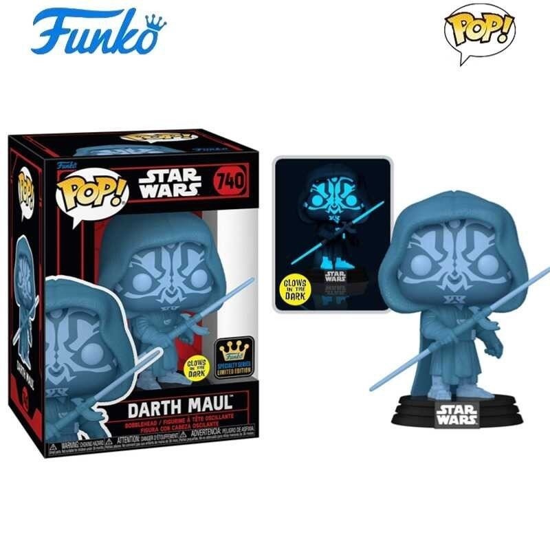 พร้อมสต็อก Funko POP Star Wars Villain Star Wars Darth maul740 รูปตุ๊กตาตุ๊กตาตกแต่งโมเดล