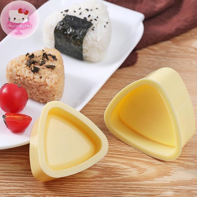 Moonlights แม่พิมพ์ซูชิ Sushi Maker Onigiri ข้าวปั้นอาหารกดสามเหลี่ยม Sushi Maker แม่พิมพ์ญี่ปุ่น Be