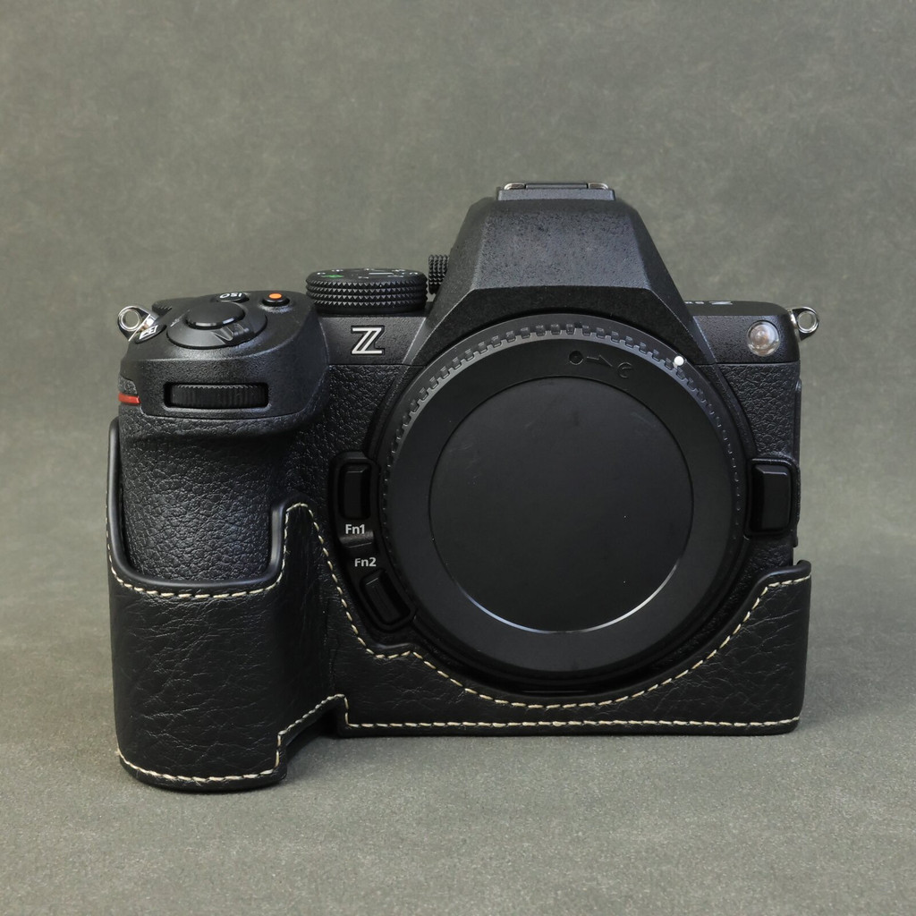 PU หนังครึ่งกล้องสําหรับ Nikon Z5 Mark II Z5II Z52 ป้องกันกระเป๋ากล้อง Grip