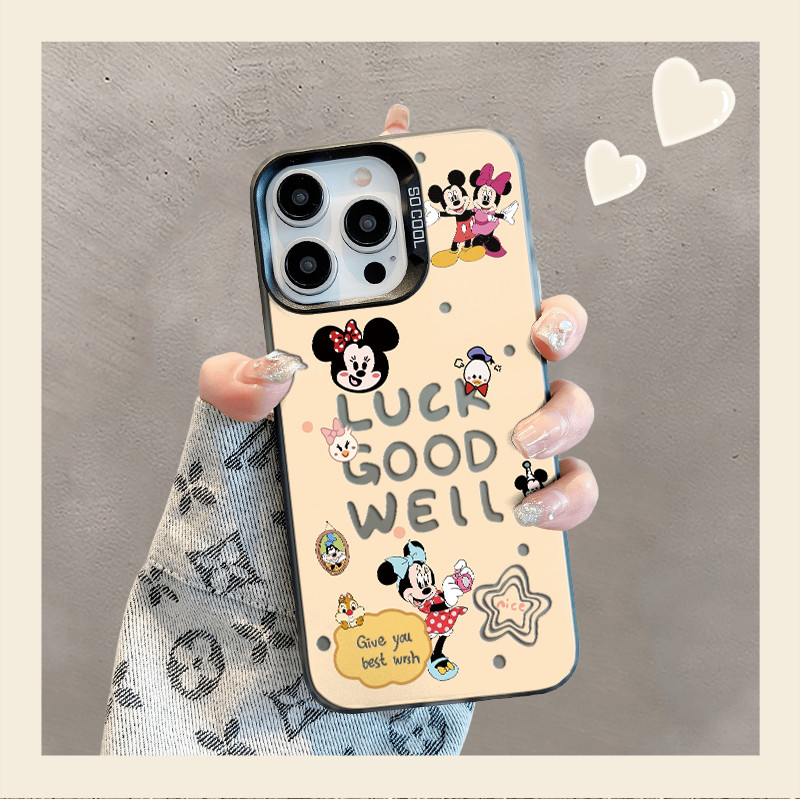 Mickey Minnie สําหรับ Vivo Y17 Y12 Y12S Y30 Y7S Y50 Y100 S10 S10E V23E V23 V25 V27 V29 X60 X70 X80 X90 X100 X200 PRO เต็มรูปแบบ 11 Pro IQOO 7 ราคา ถูกที่สุด ดีลบีเคเค แกลเลอรีภาพที่ 2