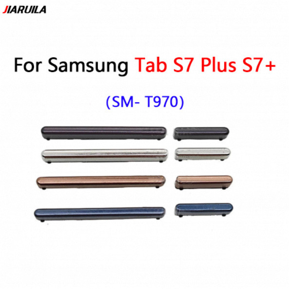 สําหรับ Samsung Tab S7 Plus S7+ SM- T970 ปุ่มสวิทช์ & Volume Up / Down On / Off ปุ่ม