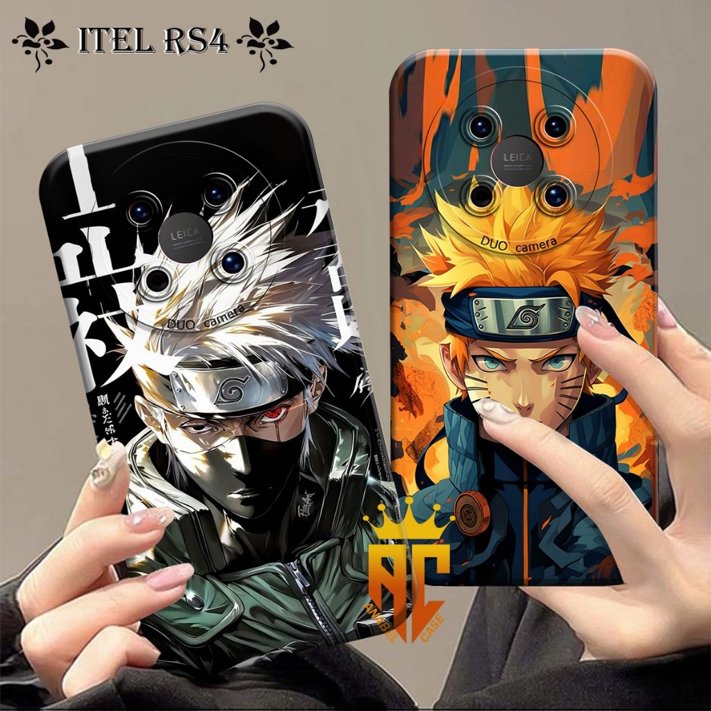 Softcase ITEL RS4 / S23 PLUS / A80 / A50 / A60 / A60S / A70 / P40 / S23 Fashion Case ล่าสุด Naruto S