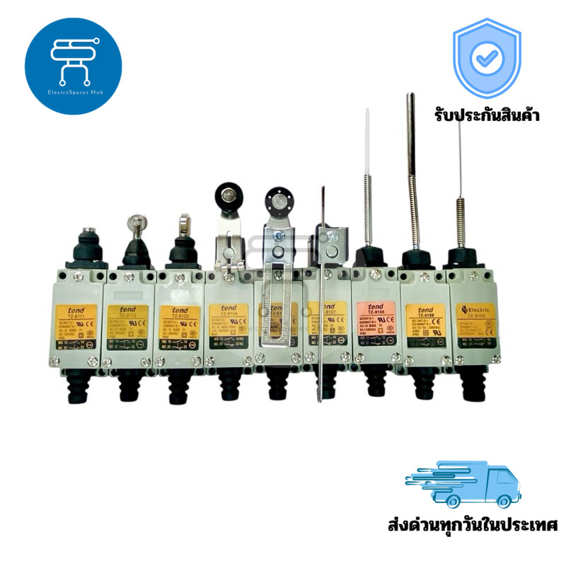 Limit Switch 5A/250VAC รุ่น TZ-8104, TZ-8107, TZ-8108, TZ-8111, TZ-8112, TZ-8122, TZ-8166, TZ-8168, 