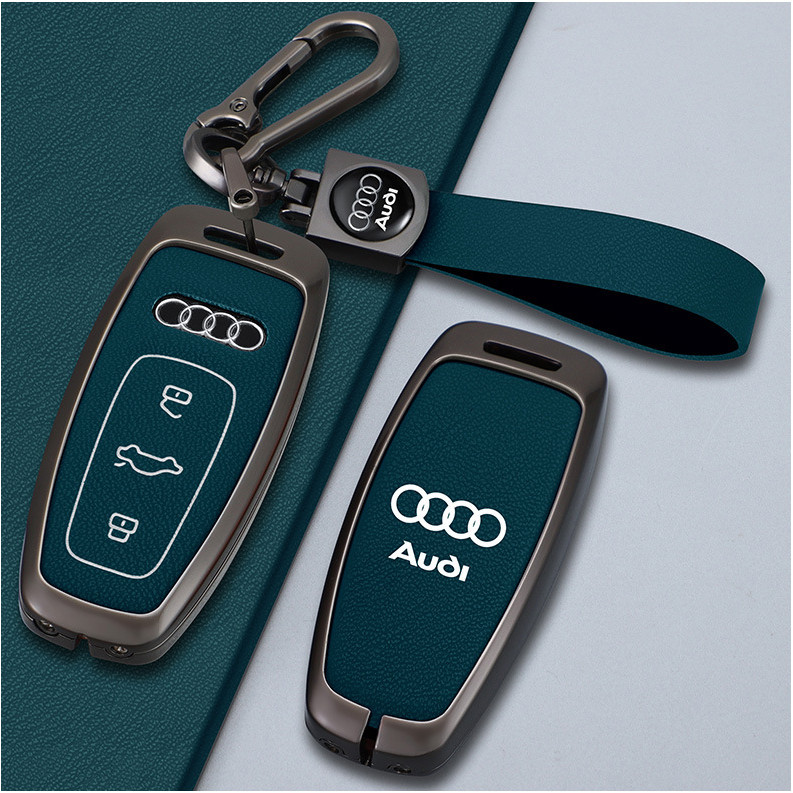 ฝาครอบกุญแจ Audi A6L 2024 โลหะ a8 เฉพาะ a7l รวมทุกอย่างใหม่ q7 พวงกุญแจรถ q6 แพ็ค q8 เปลือก 23 ชาย