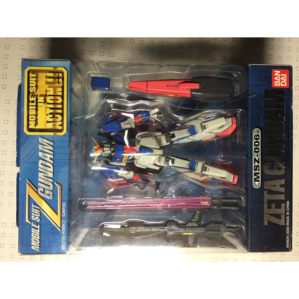 BANDAI MS IN ACTION MSZ-006 ZETA GUNDAM