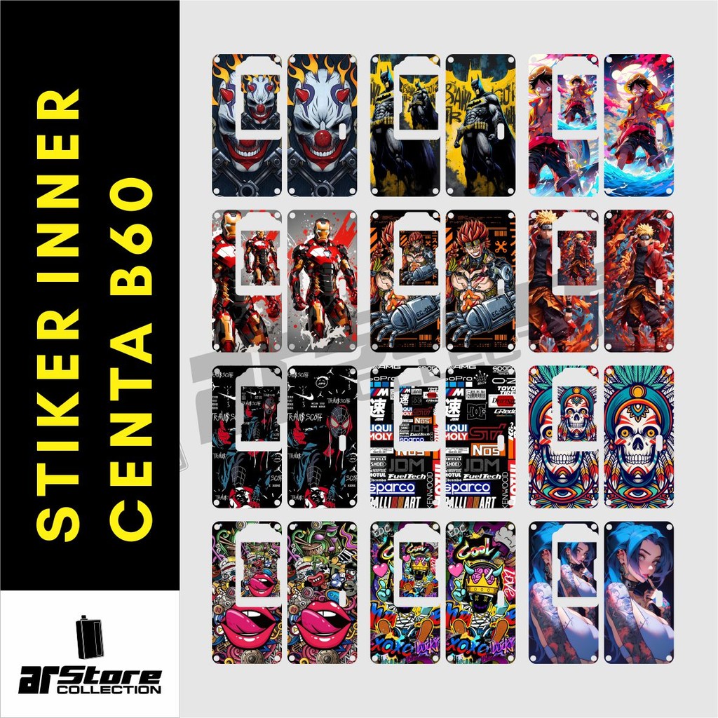 สติ๊กเกอร์ Garskin ภายใน Centa B60 * ksan.id