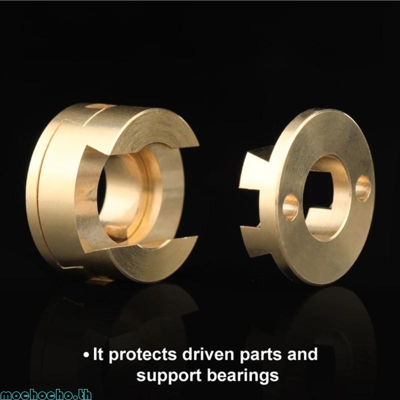 Mochocho T8 Oldham Shaft Couplings ยืดหยุ่นรอบข้อต่อทองเหลืองสําหรับเครื่องพิมพ์ 3D VzBoT