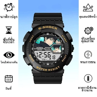 นาฬิกาอิเล็กทรอนิกส์สำหรับเด็ก ออกแบบมาเพื่อกีฬา มีการป้องกันน้ำและแรงกระแทก ดีไซน์น่ารัก