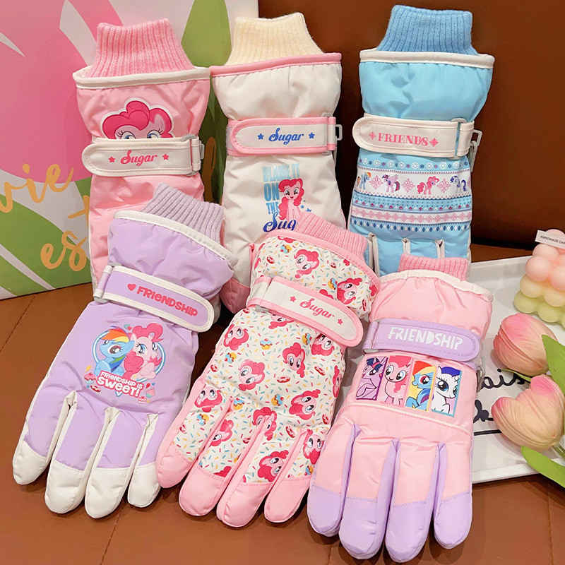 MERAH UNGU (OTH1206 / OTH1207 / OTH1208 / OTH1246 / OTH1345) ถุงมือหิมะฤดูหนาวลบอุณหภูมิสกี handglov