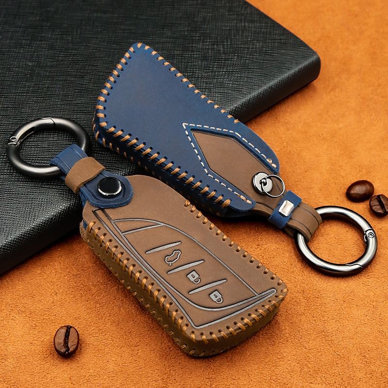 ปลอกหุ้มเคสกุญแจรถหนัง Crazy-horse สําหรับ LEXUS
