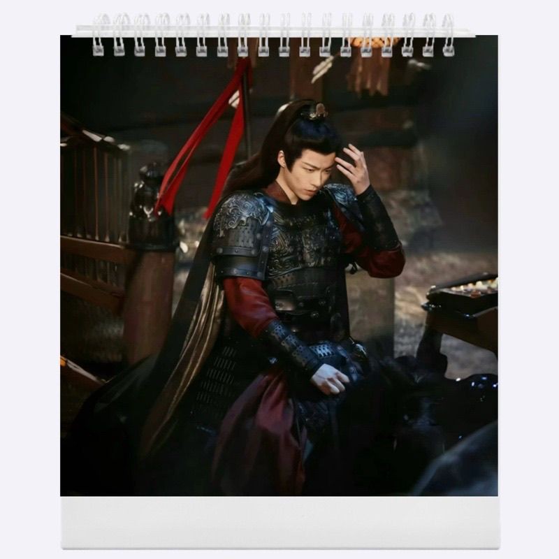 กลางเอว Liu Yuning Wei Shao 2026 ปฏิทินตั้งโต๊ะตั้งโต๊ะด้านเดียว Liu Yuning Wei Shao 2026adgfqa