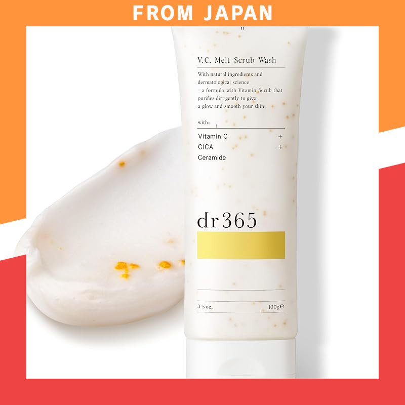 dr365 V.C. Melt Scrub Wash Facial Cleanser Foam Vitamin C Pore Skin Care Ceramide Cica Sensitive Ski