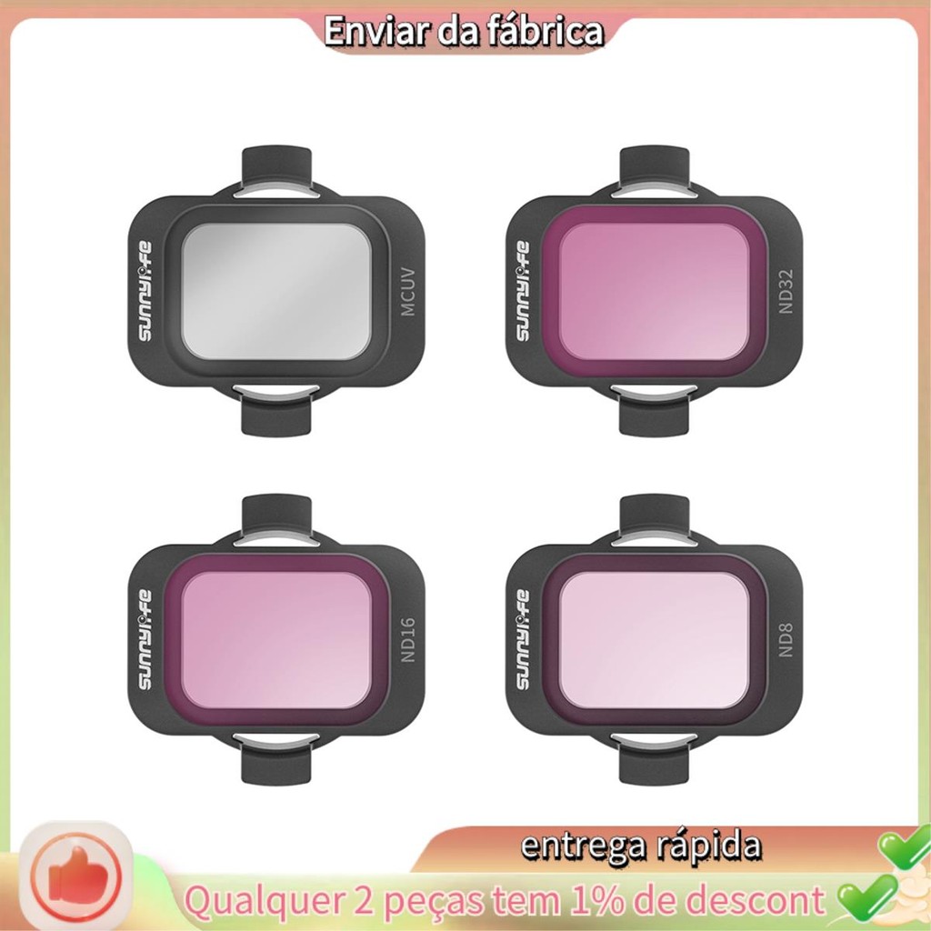 MCUV+ND8+ND16+ND32 Filter Drone Filter สําหรับ AVATA 2 Filter Crossfilter อะไหล่กรอง