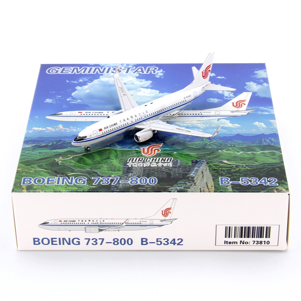 GeminiStar 73810 China International Airlines Boeing B737-800 B-5342 Airliner รุ่น 1/400