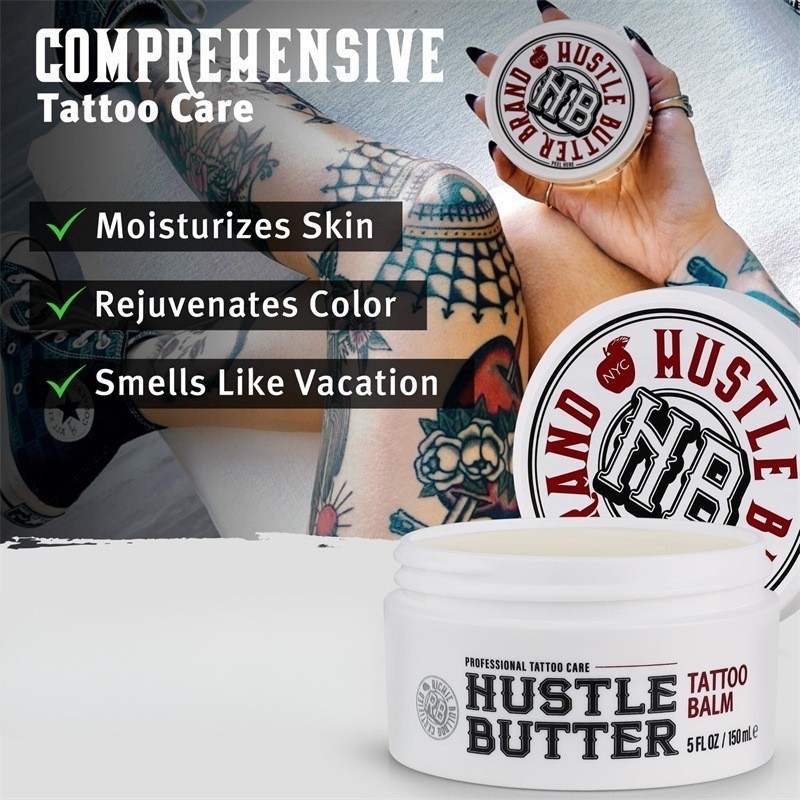 อุปกรณ์จัดแต่งทรงผมHustle Butter Deluxe Tattoo Balm อุปกรณ์ดึงดึงร่างกาย