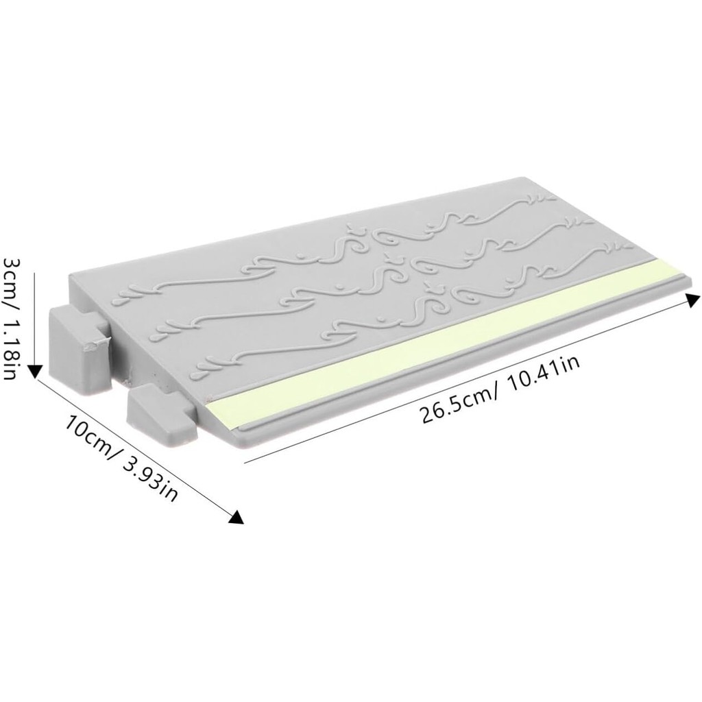Ipetboom หุ่นยนต์เครื่องดูดฝุ่นเกณฑ์ Ramp Pad Rise เกณฑ์ Ramp พลาสติกเกณฑ์ Ramp Pad KWX7
