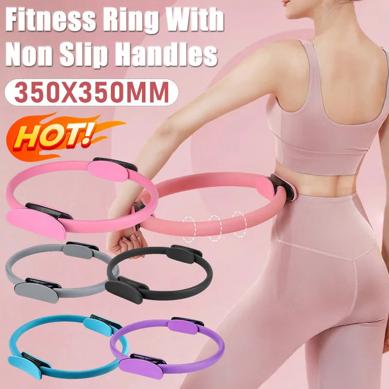 Yoga Fitness Ring Pilates Flexible Resistance Fitness Circle Women Girl Exercise Postpartum Training