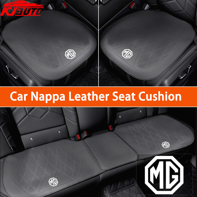 MG รถด้านหน้าด้านหลัง Nappa หนังที่นั่งสบายและระบายอากาศที่นั่งระบายอากาศพนักพิงที่นั่งสําหรับ MG3 MG5 MG6 MG7 EP Pluse MG TF ZR ZS ES HS GS Morris 3 อุปกรณ์ตกแต่งภายใน
