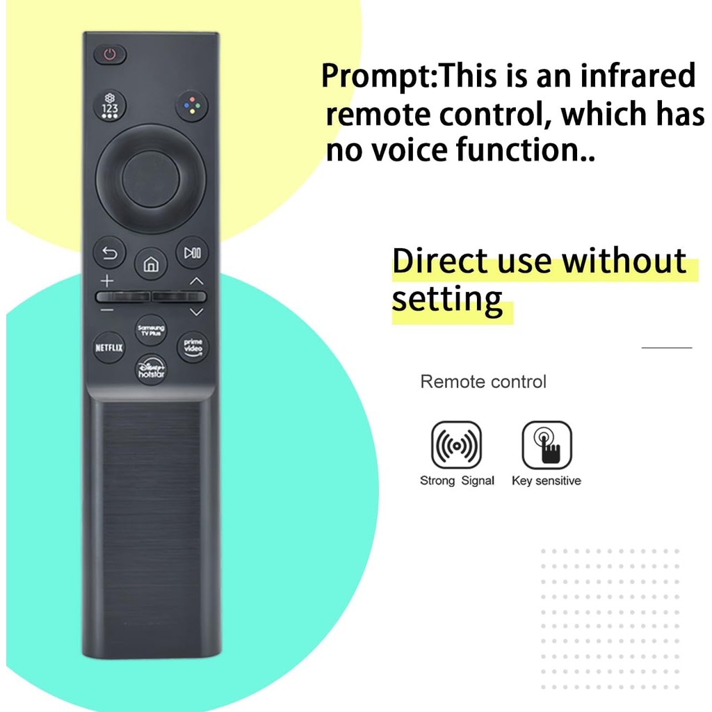 BN59-01388A เปลี่ยนรีโมทคอนโทรลสําหรับ Samsung QLED คริสตัล 4K สมาร์ททีวี UN43CU7000 UN50CU7000 UN55