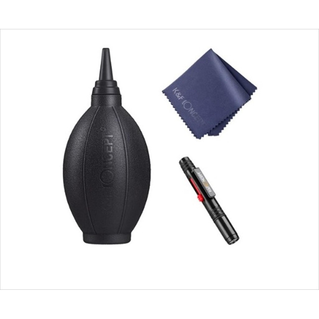 K&F Concept 3 in 1 ชุดทําความสะอาด Blower Lenspen ผ้าไมโครไฟเบอร์ KNF